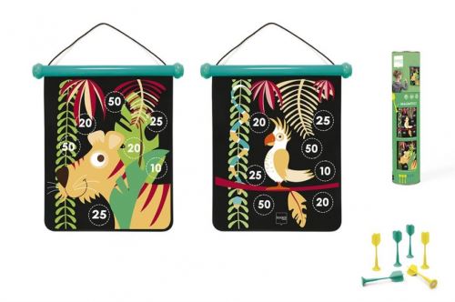Scratch dardspel magnétique 40 x 31 cm jungle tropicale
