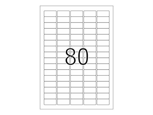 Herma Power Etiquette SPECIAL, 35,6 x 16,9 mm, blanc - Lot de 2