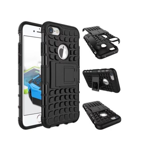 Coque Anti Choc Pour Apple Iphone 8 Plus Modèle Spider - Noir