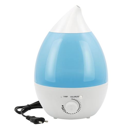 Humidificateur d'air 2.4L Ultrasonique - 6h d’Autonomie Silencieuse avec Réservoir d’Eau, Diffuseur d’Arôme, Lumières colorées et Arrêt Automatique