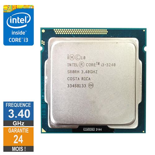 Acheter Processeur Intel Core I3-3240 3.40GHz SR0RH FCLGA1155 3Mo État correct - 11,85 € Processeur Intel Core I3-3240 3.40GHz SR0RH FCLGA1155 3Mo État correct - Intel reconditionné disponible sur Fnac