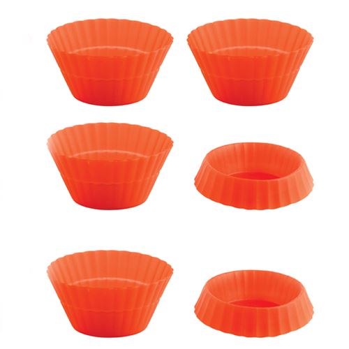 Mastrad - 6 mini-moules à cupcakes - silicone