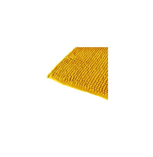 4 Sur Tapis De Salle De Bain Chenille 50x80cm Jaune Achat