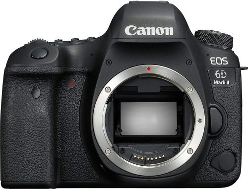 Canon EOS 6D Mark II - Appareil photo numérique - Reflex - 26.2 MP - Cadre plein - 1080p / 60 pi/s - corps uniquement - Wi-Fi, NFC, Bluetooth