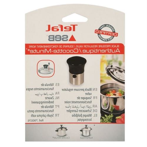 Soupape pour cocotte noir - Seb - Noir - Inox