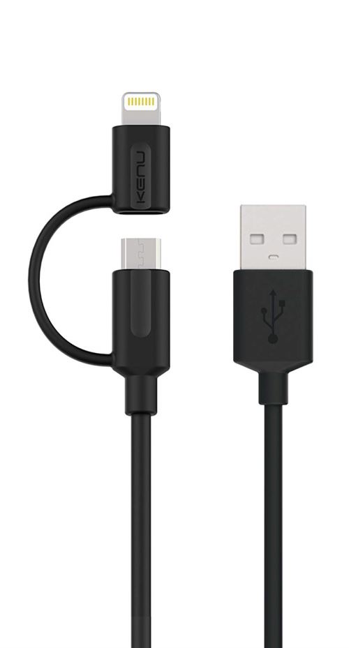 kenu 1 m tripline Lightning et Micro USB Câble de Charge