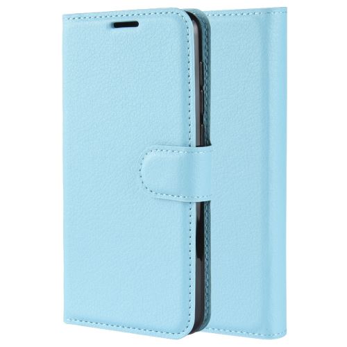 Etui coque en cuir Folio Portefeuille anti-choc pour Xiaomi Mi CC9 - Bleu