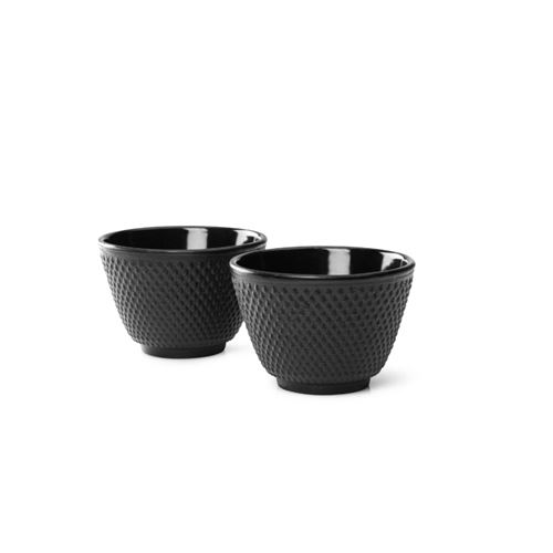 Bredemeijer G004Z Asia Jang Set de 2 Tasses &agrave; Th&eacute; Fonte Noir 100ml