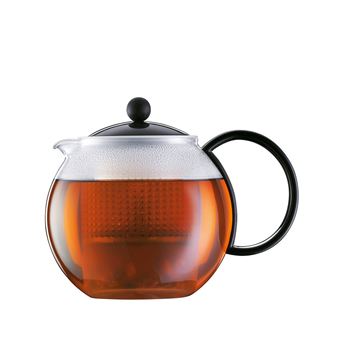 Théière Assam 1 l noir - Bodum - Transparent / Cristal - Verre - 1