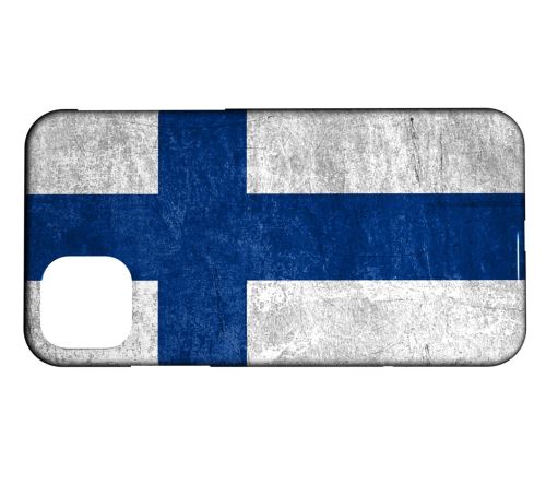 Coque rigide Compatible Pour iPhone 11 Pro Max Drapeau Finlande 01