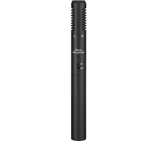 Microphone électret stéréo Monacor ECM-600ST