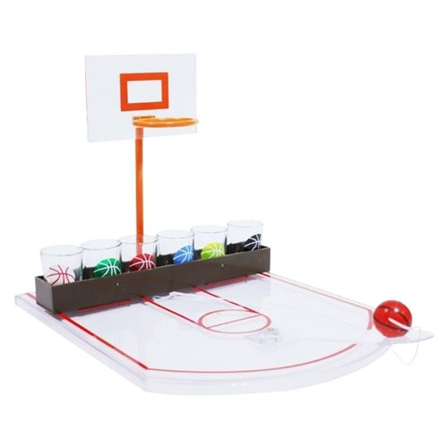 Jeu à à boire terrain de basket-ball jeu alcool boisson