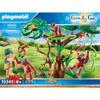 Playmobil Family Fun 70345 Orangs outans primitifs dans l'arbre