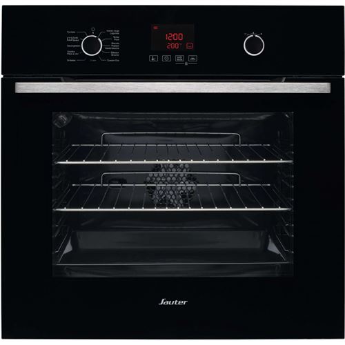 Sauter SOP4430B - Four - intégrable - niche - largeur : 56 cm - profondeur : 55 cm - hauteur : 58.5 cm - avec système auto-nettoyant - classe A+ - noir