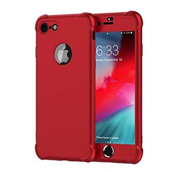 iphone 7 coque antichoc rouge
