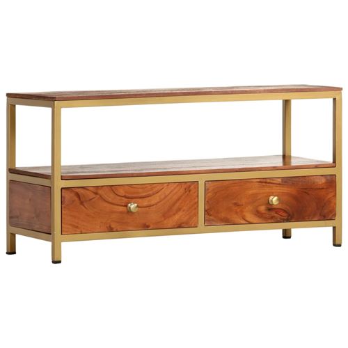 Chunhe Buffet 90x30x45 cm Bois d'acacia massif AB286176