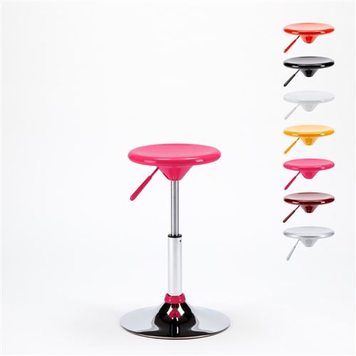 Tabouret pour Enfants réglable en hauteur Seattle Design, Couleur: Rose