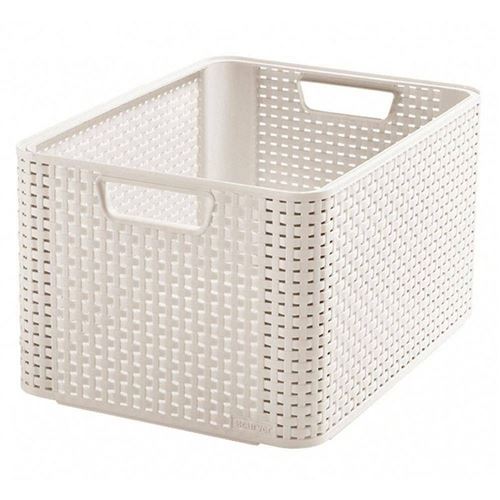 Panier de rangement Curver Style L blanc