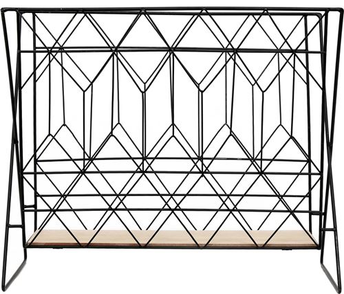 Sil - Range magazine métal et bois filaire