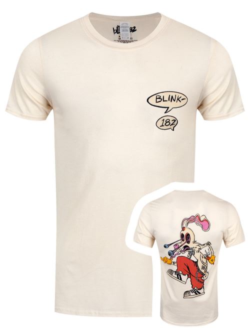Blink-182 T-Shirt Roger Rabbit Homme Crème - Taille S