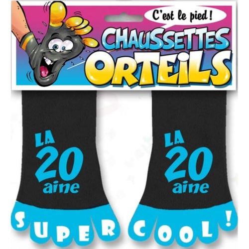 Chaussettes à Orteils Noir - La 20aine