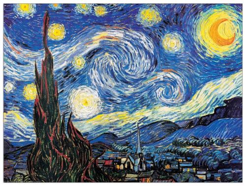 VAN GOGH - Starry Night (Panneaux MDF 80x60 cm)