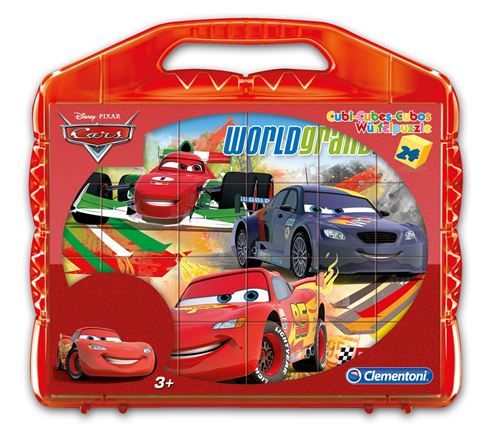 Clementoni blocs de puzzle Cubi 24 - 24 blocs de voitures