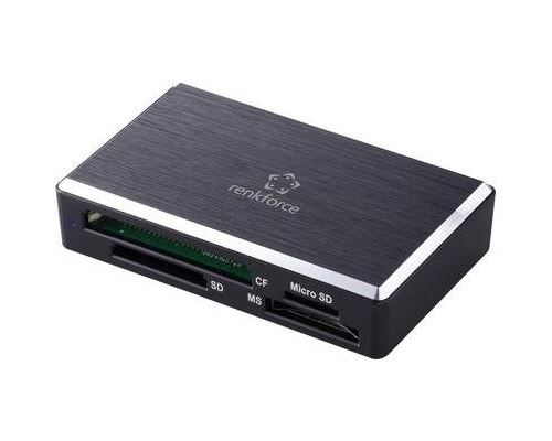 Lecteur de carte mémoire externe renkforce usb 3.0 noir hy-cr-7401