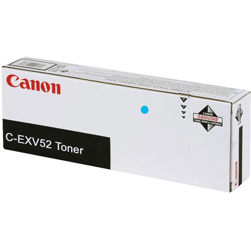 Canon C-EXV 52 - Cyan - original - cartouche de toner - pour imageRUNNER ADVANCE C7565i, C7570i, C7580i, DX C7765i, DX C7770i, DX C7780i
