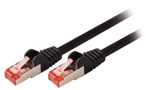 Valueline VLCP85221B10 Câble de réseau Cat6 S / ftp Rj45 (8/8) Mâle - Rj45 (8/8) Mâle 1,00 M Noir