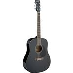 Stagg SA20D-BK guitare acoustique folk Black
