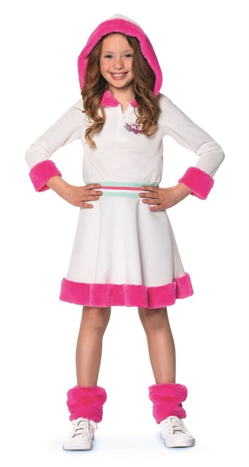 Studio 100 robe habillée K3 blanc/rose