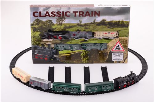 Jeu de locomotive 19 pièces dans une boîte