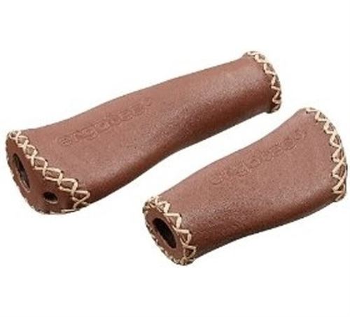 Ergotec POIGNEE AS ??MONACO-2.9 135/92 MM EN CUIR MARRON