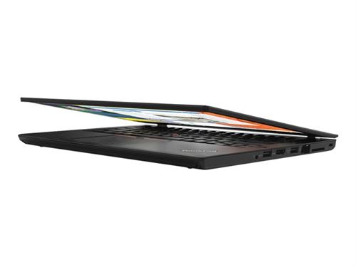 Lenovo Thinkpad T480 20L5 - Intel Core i7 - 8550U / Jusqu'À 4 Ghz - Win 10 Pro 64 Bits - UHD Graphics 620 - 16 Go Ram - 512 Go SSD Tcg Opal Encryption 2, Nvme - 14" Ips 1920 X 1080 (Full Hd) - Gigabit Ethernet - Wi-Fi 5 - Noir - Clavier : Espagnol