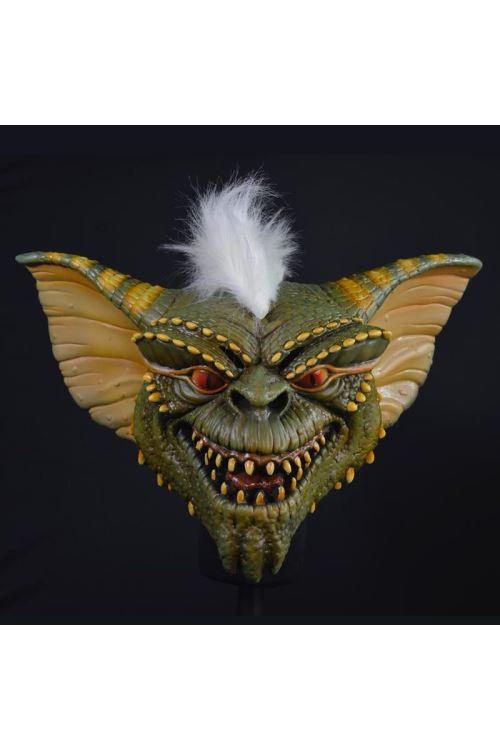 Masque Stripe Gremlins© En Latex - Vert