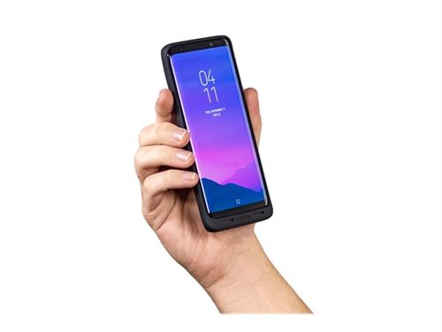 mophie Juice Pack - Boîtier de batterie pour téléphone portable - noir - pour Samsung Galaxy S9