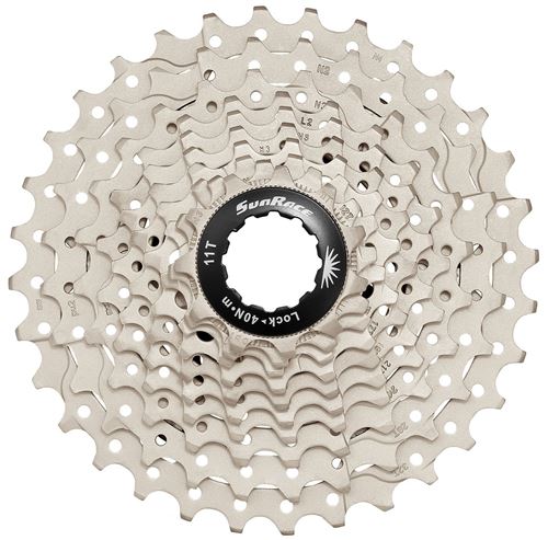 SunRace Cassette CSRS1 10S argent 11-28T