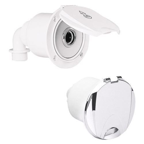 Boitier simple sortie d'eau. embout droit. sortie