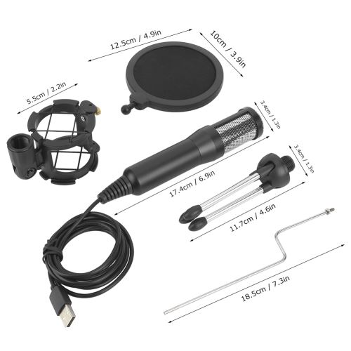 Microphone à Condensateur USB OEM Studio De Chant D'enregistrement Microphone USB Pour Ordinateur De Jeu Wf2 - Chine Microphone Et PC Prix