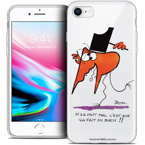 Coque Gel Apple iPhone 8 (4.7 ) Extra Fine Les Shadoks® - Ca fait du bien !