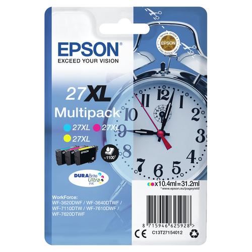 Epson E502XLC Cartouche compatible avec C13T02W24010 - Cyan