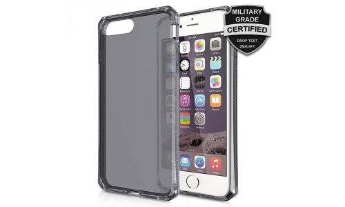 Coque ItSkins Spectrum iPhone 7/8 Plus transparente gris fumé