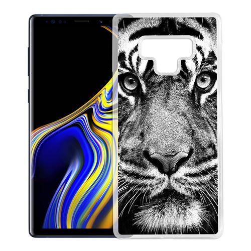 Coque pour Samsung Galaxy Note 9 -  Tigre Noir Et Blanc