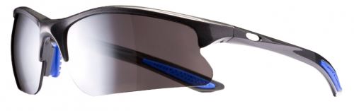 Trespass lunettes de soleil sport Mantivuhomme gris foncé/bleu foncé
