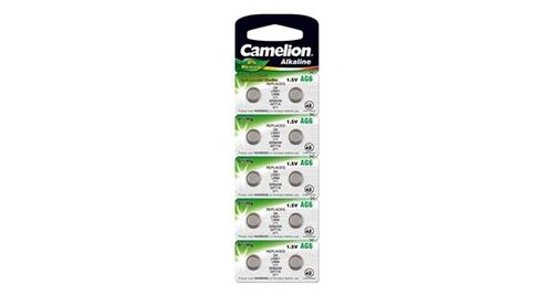 Camelion ag6/lr69/lr921/371 pack de 10 piles jetables pour appareil photo