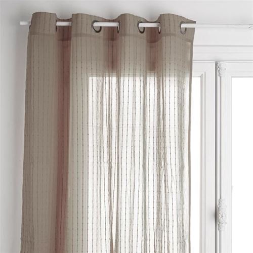 Voilage coton Noa - 140 x 260 cm - Lin