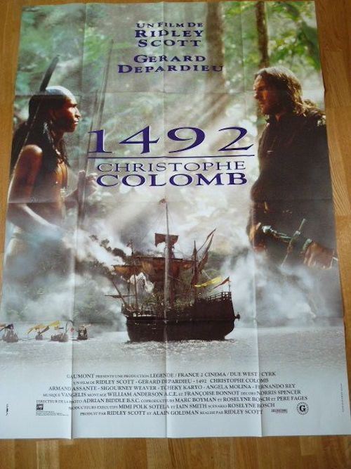 1492 - Christophe Colomb - 1992 - Ridley Scott - 120x160cm - Affiche de cinéma originale