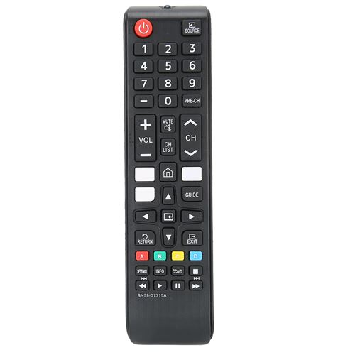 Télécommande de TV Durable en ABS pour Samsung BN59-01315A - Noir