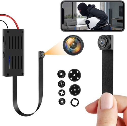 Yonis Mini Caméra Espion Wifi Bouton Vidéosurveillance Full Hd 1080P Android Ios + Micro Sd 8 Go - Image 3